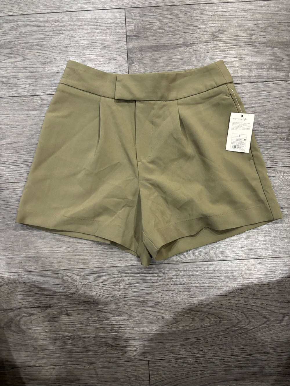 Target Olive High-Rise Tailored Women's Shorts